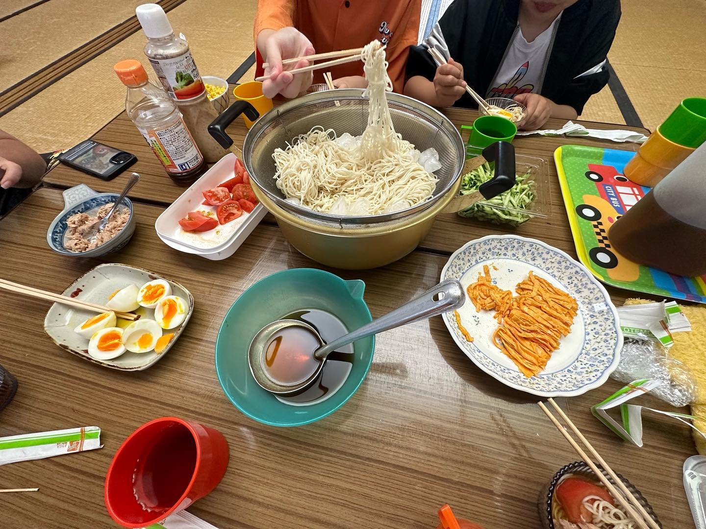【今日のクッキングは 素麺♪】