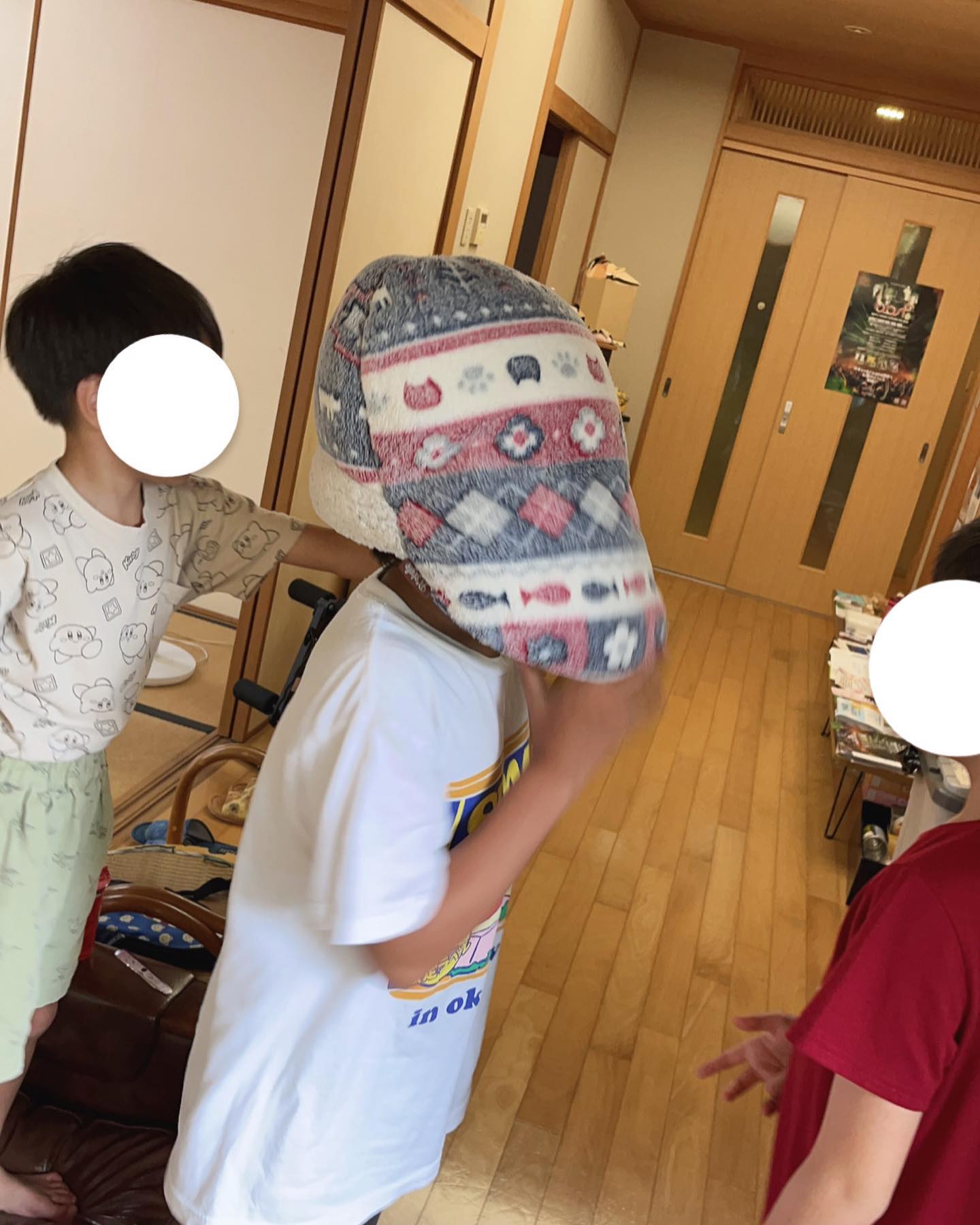 【雨の日のみんなの教室の様子】
